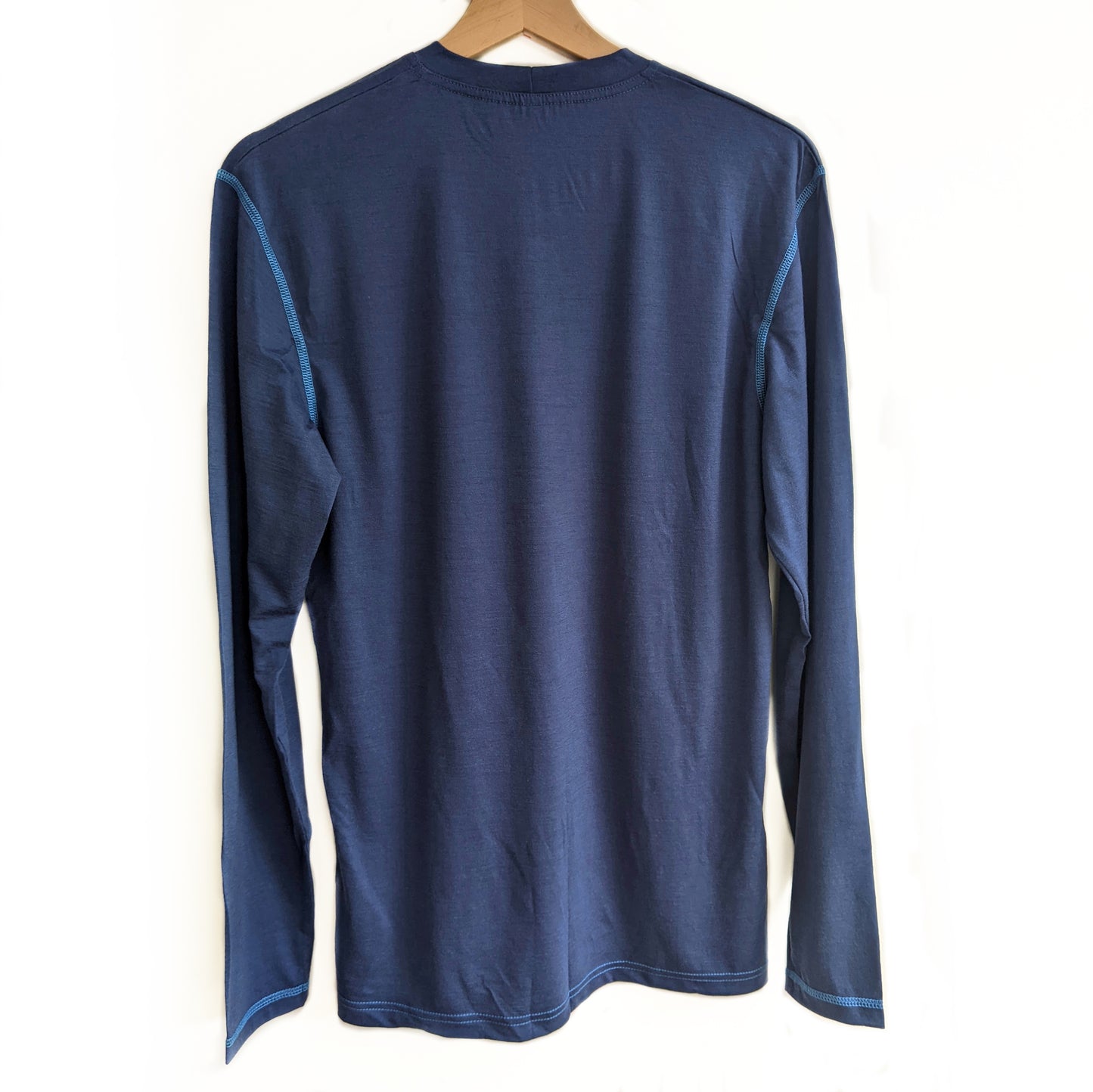 Blue Night Merino Wool Mens Top