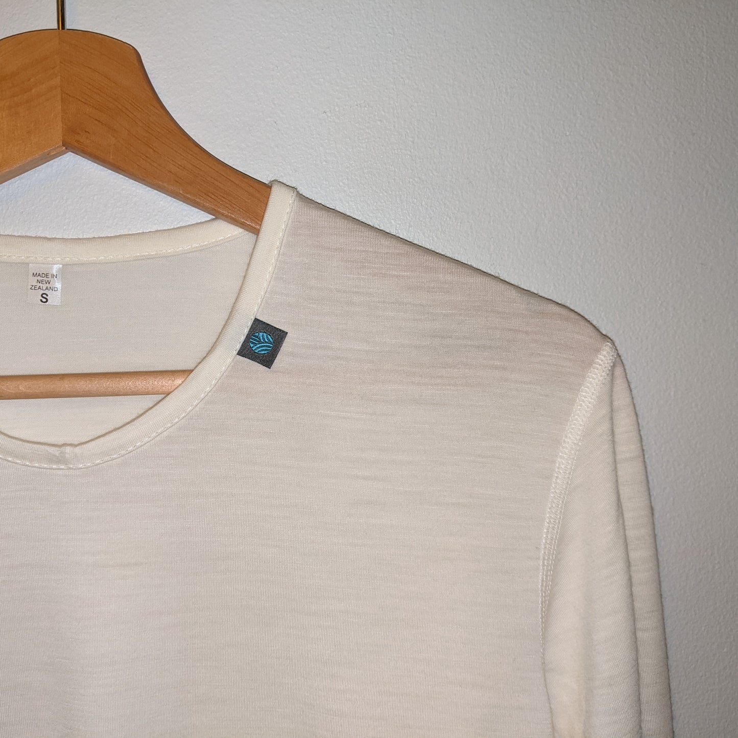 Soft White Long Sleeved Merino Wool Womens Vest