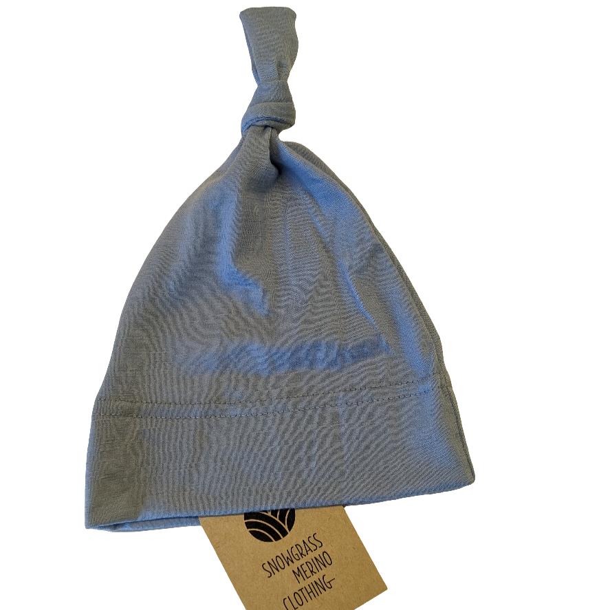 Merino Wool Swaddle Blanket & Beanie Baby Gift Set