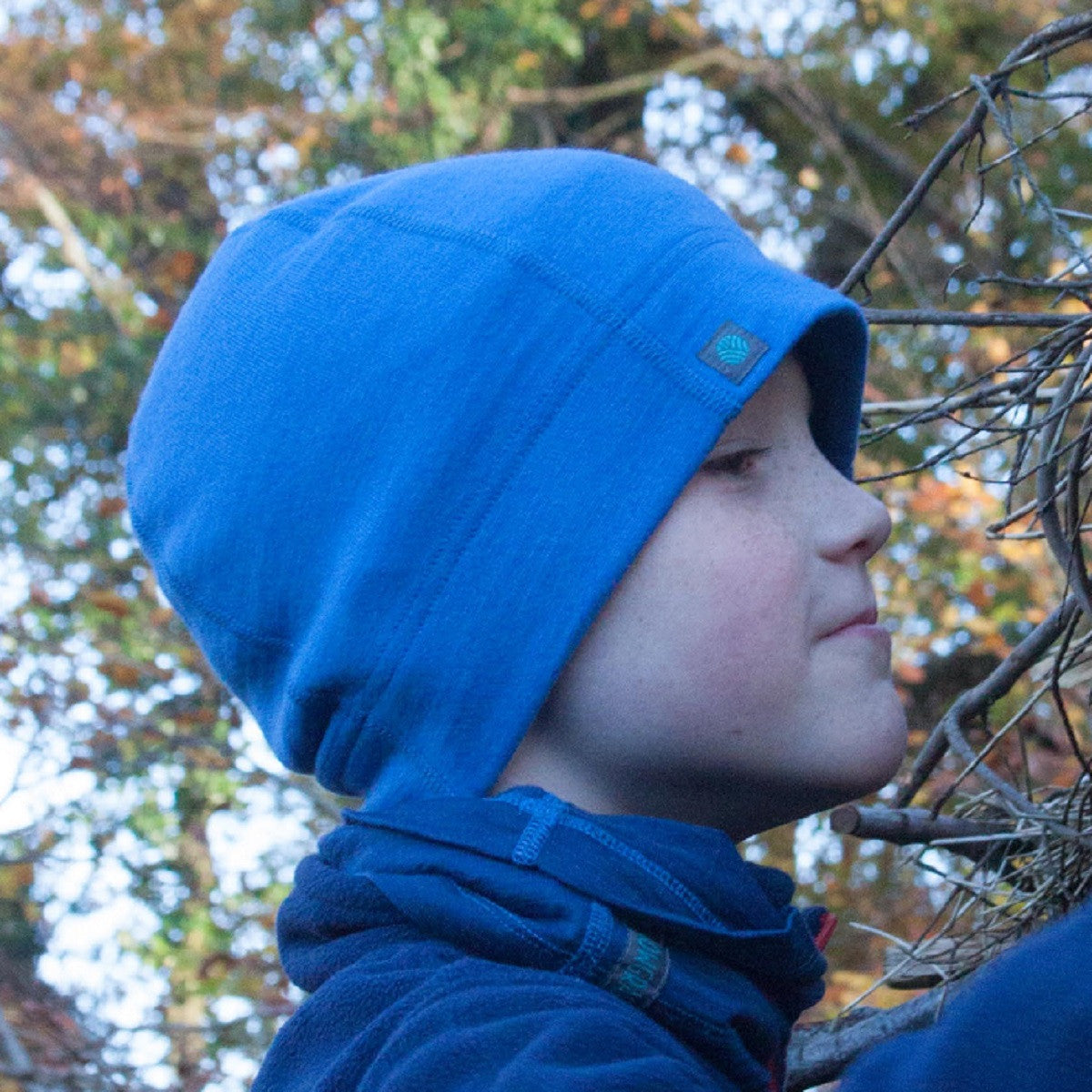 Light Blue Merino Wool Beanie
