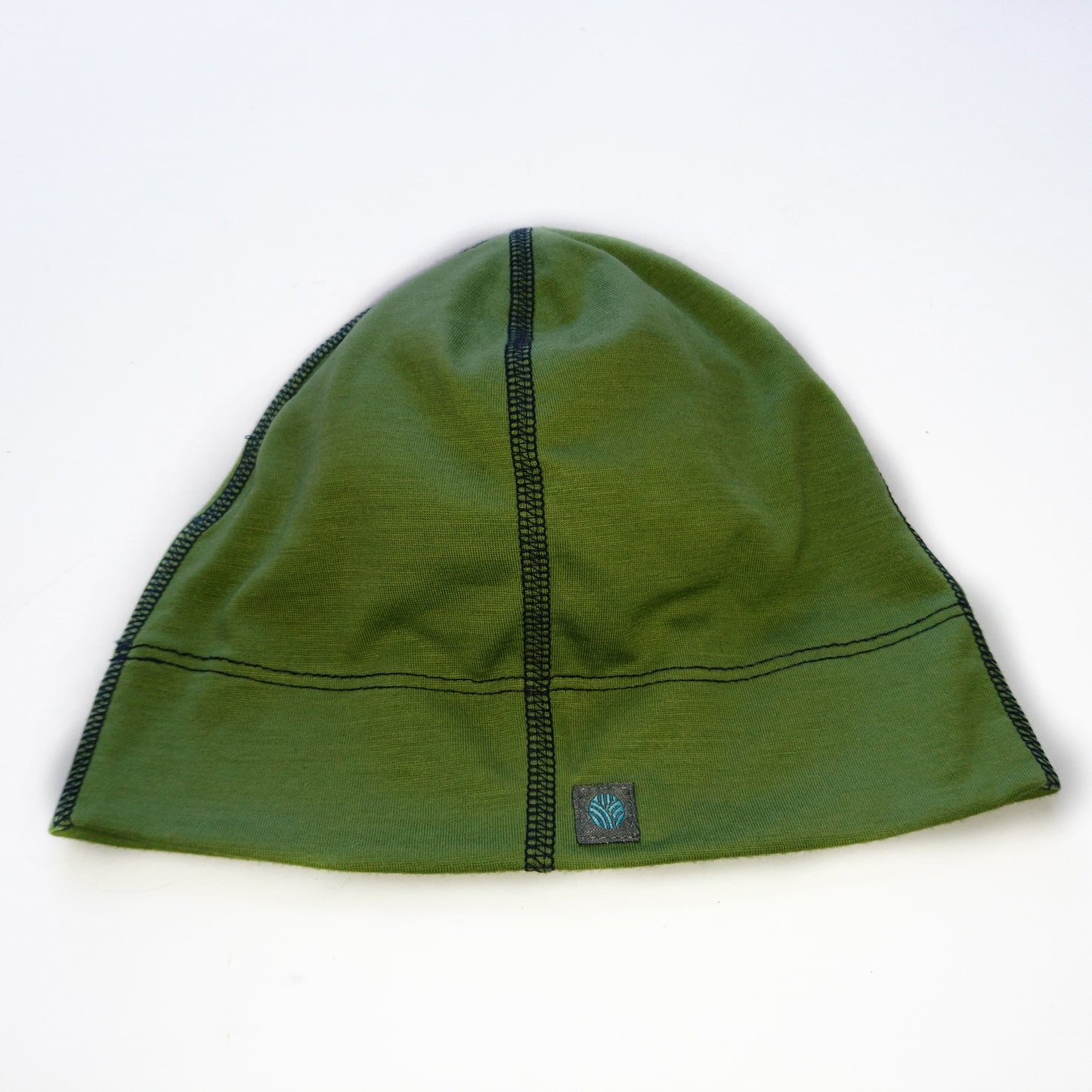 Adults Leaf Green Merino Wool Beanie