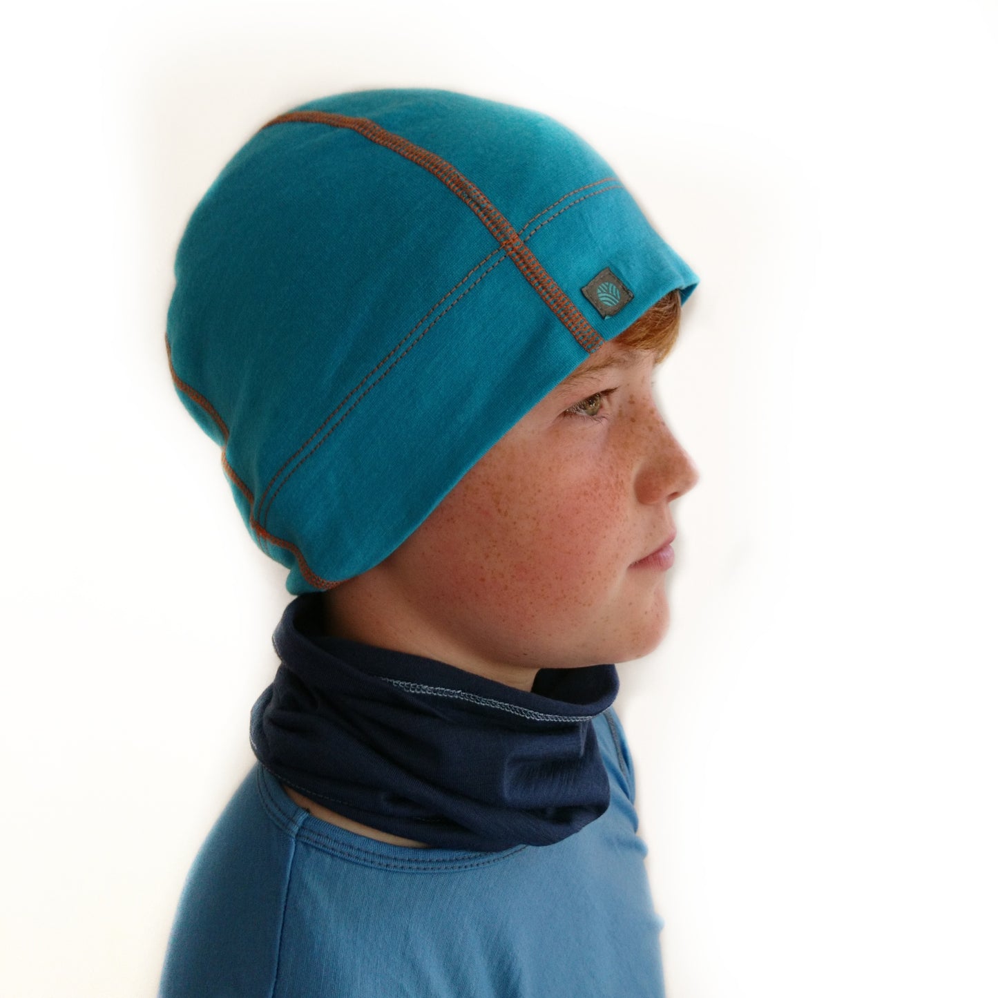 Turquoise Merino Wool Beanie