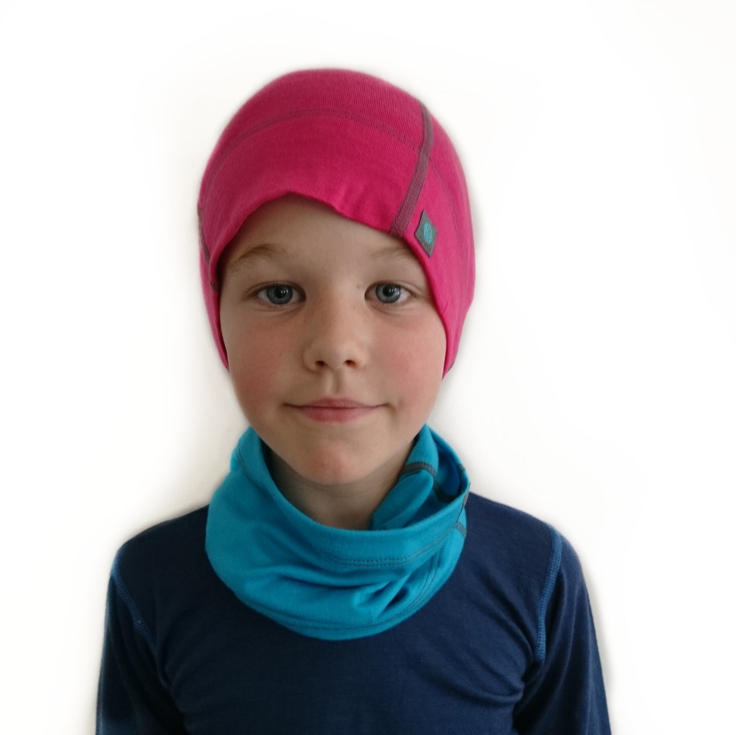 Fuchsia Pink Merino Wool Beanie