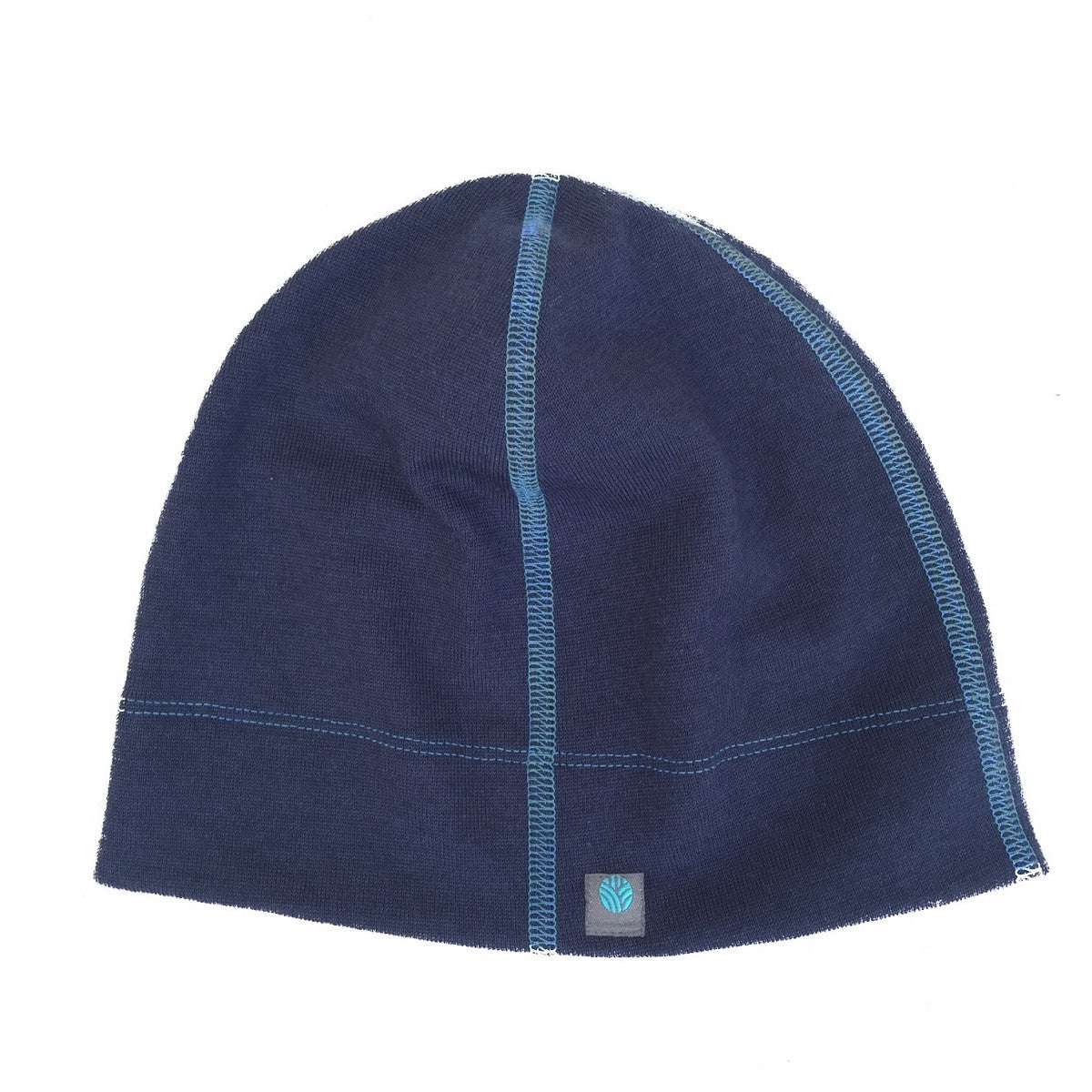 Navy Blue Merino Wool Beanie