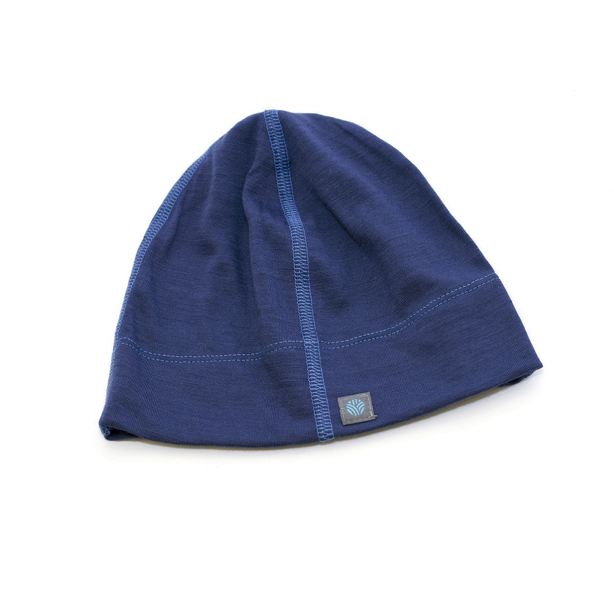 Blue Night Merino Wool Beanie