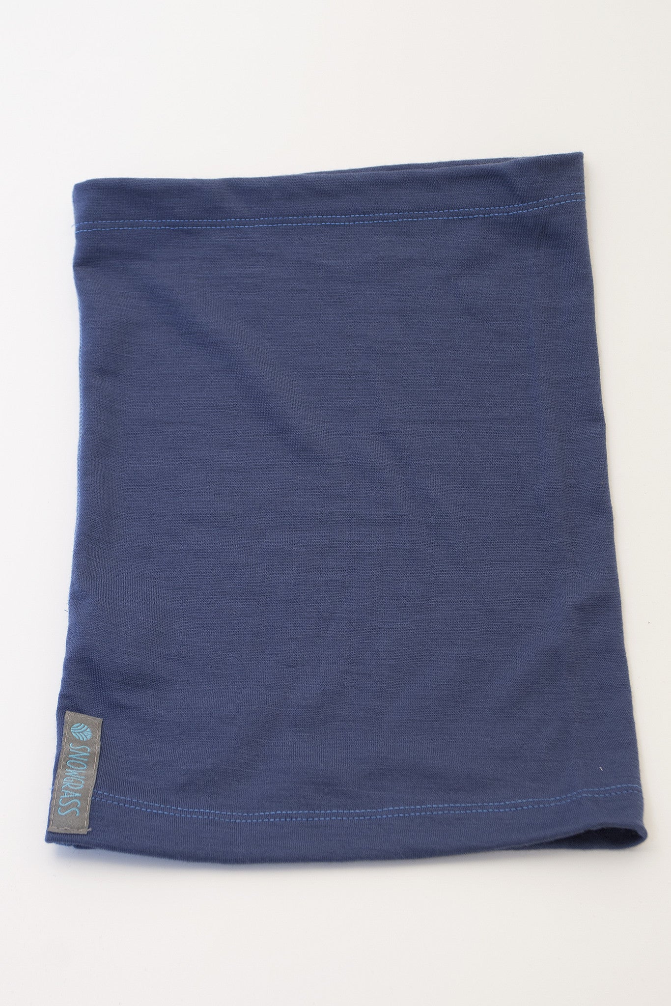 Blue Merino Wool Neck Gaiter