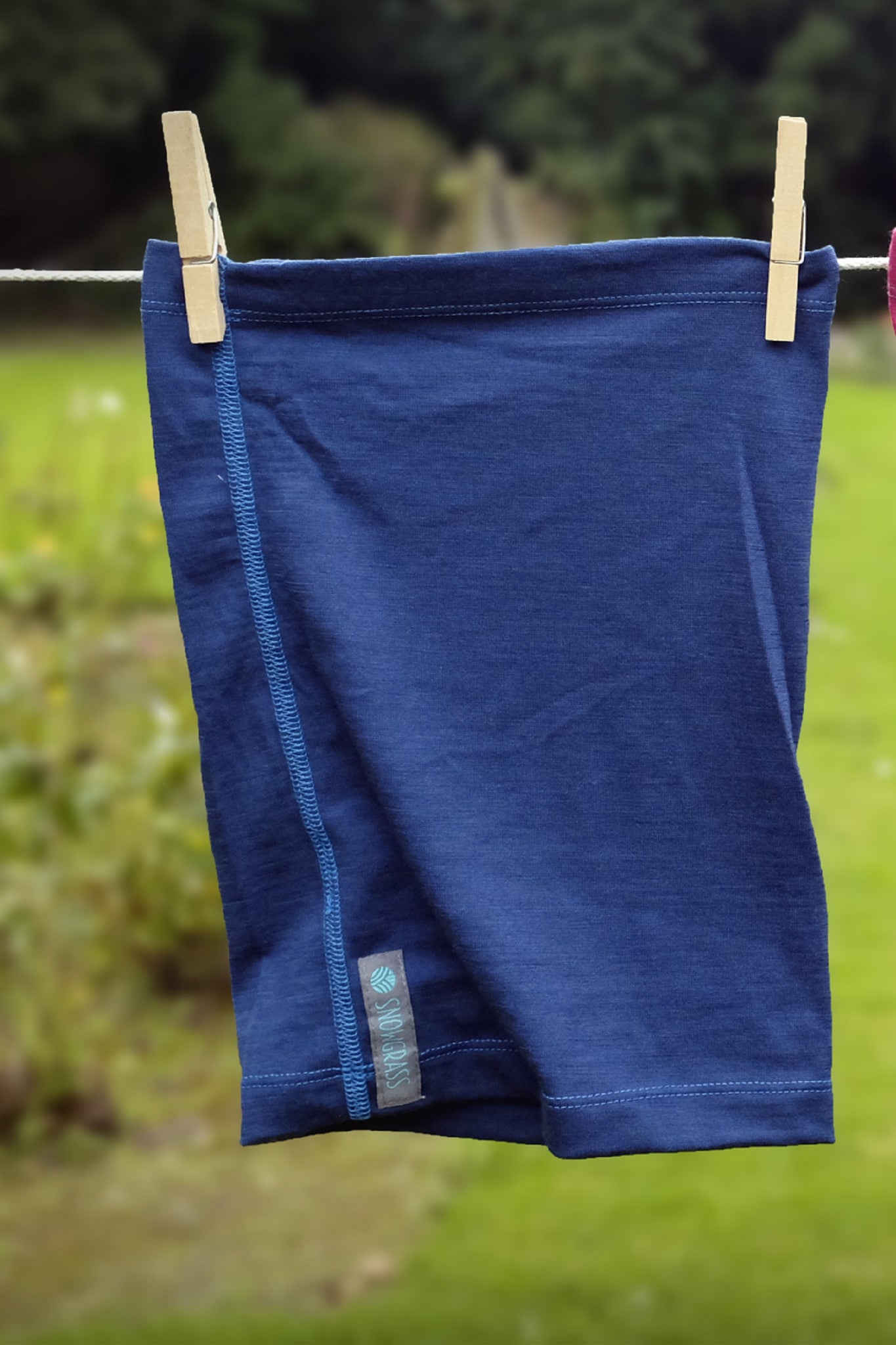 Blue Night Merino Wool Neck Gaiter