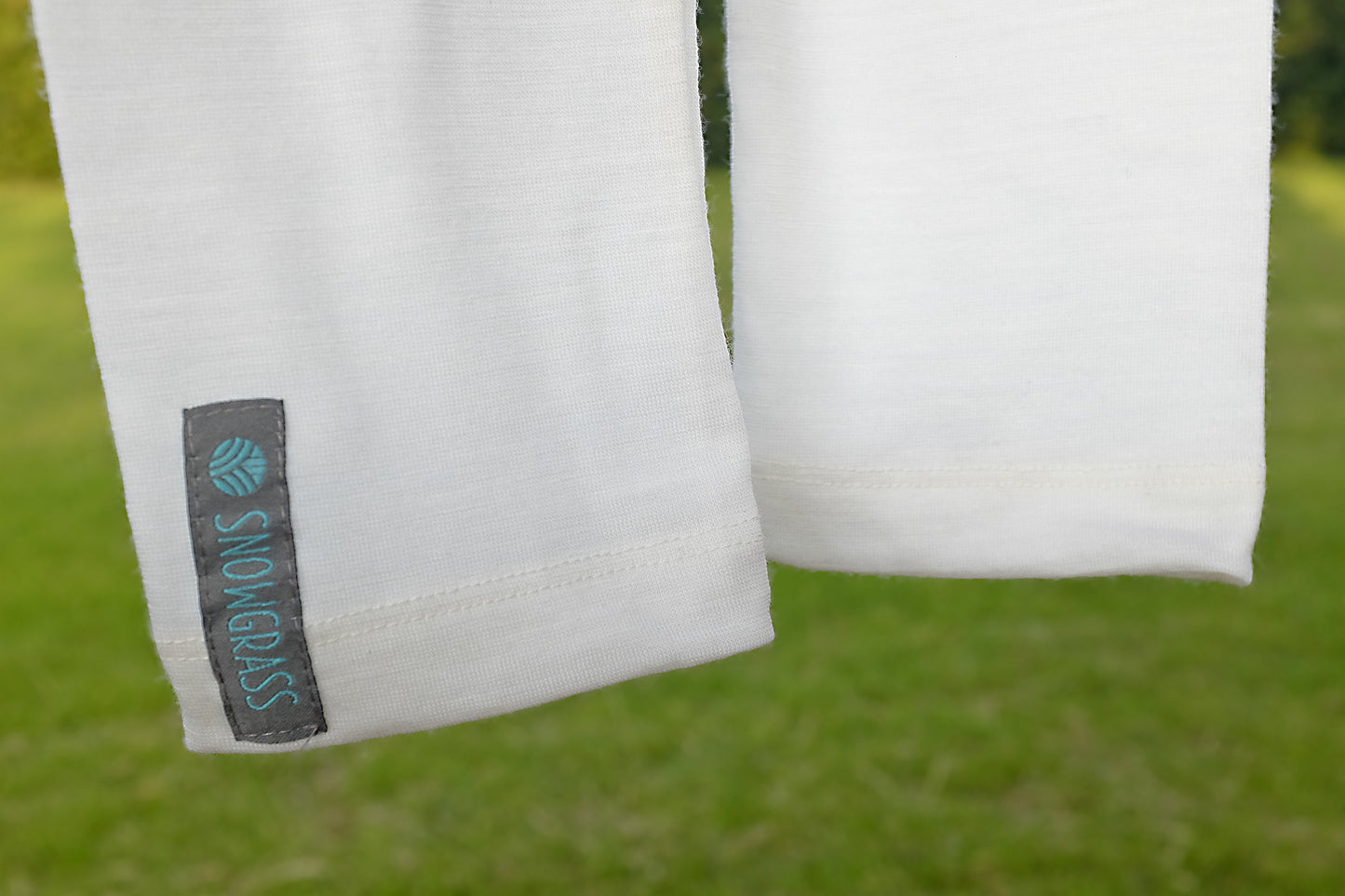 Soft White Merino Wool Leggings