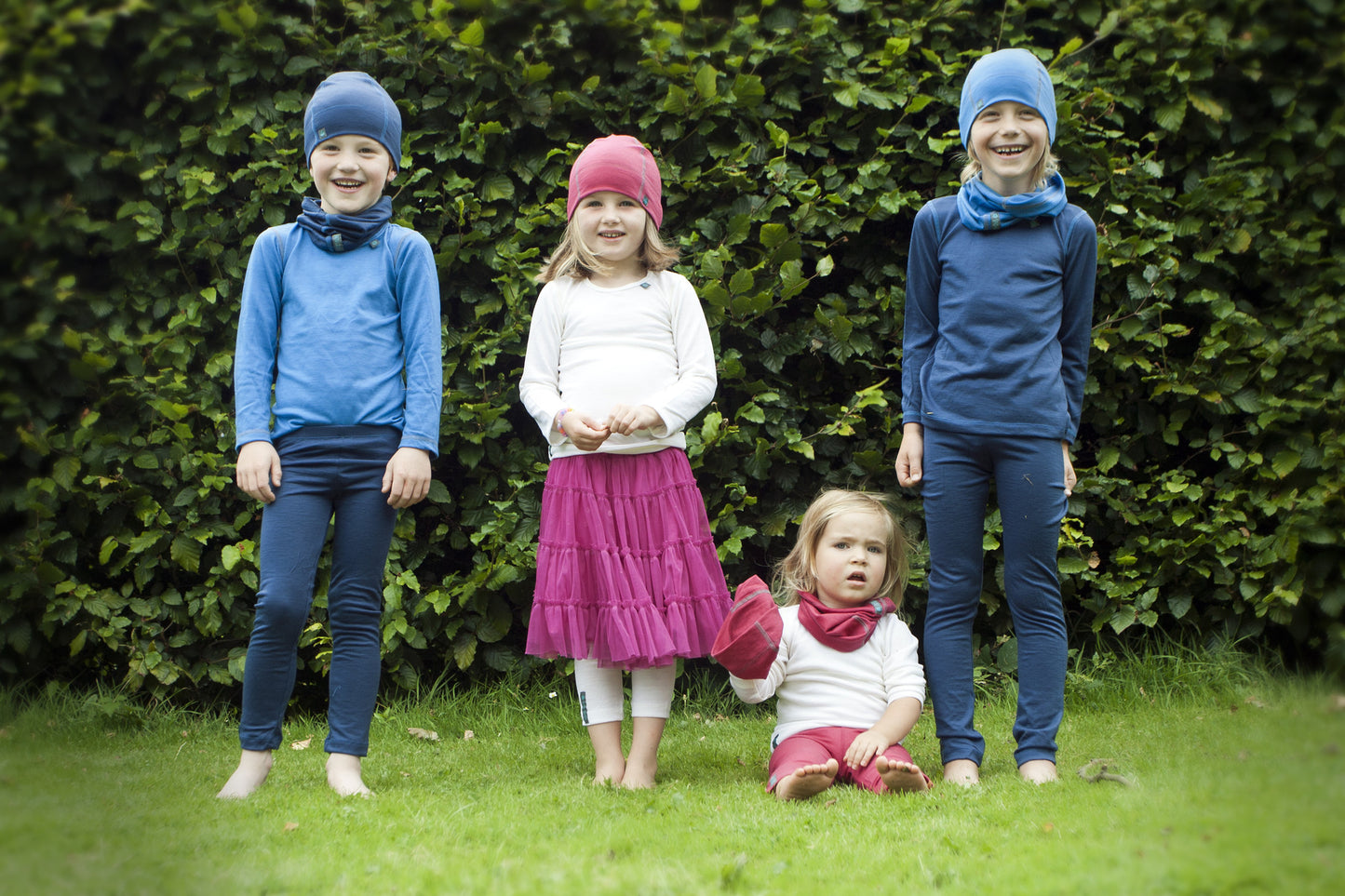 Blue Night Merino Wool Leggings