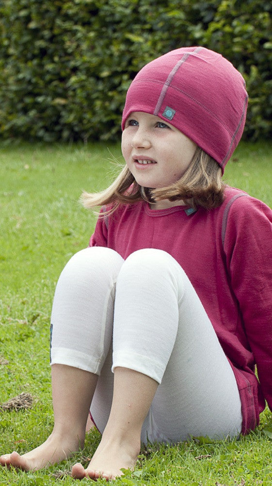 Soft White Merino Wool Leggings