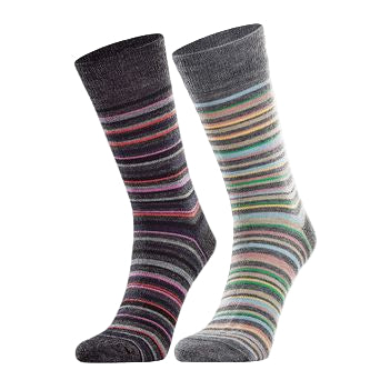 Striped Merino Wool Socks