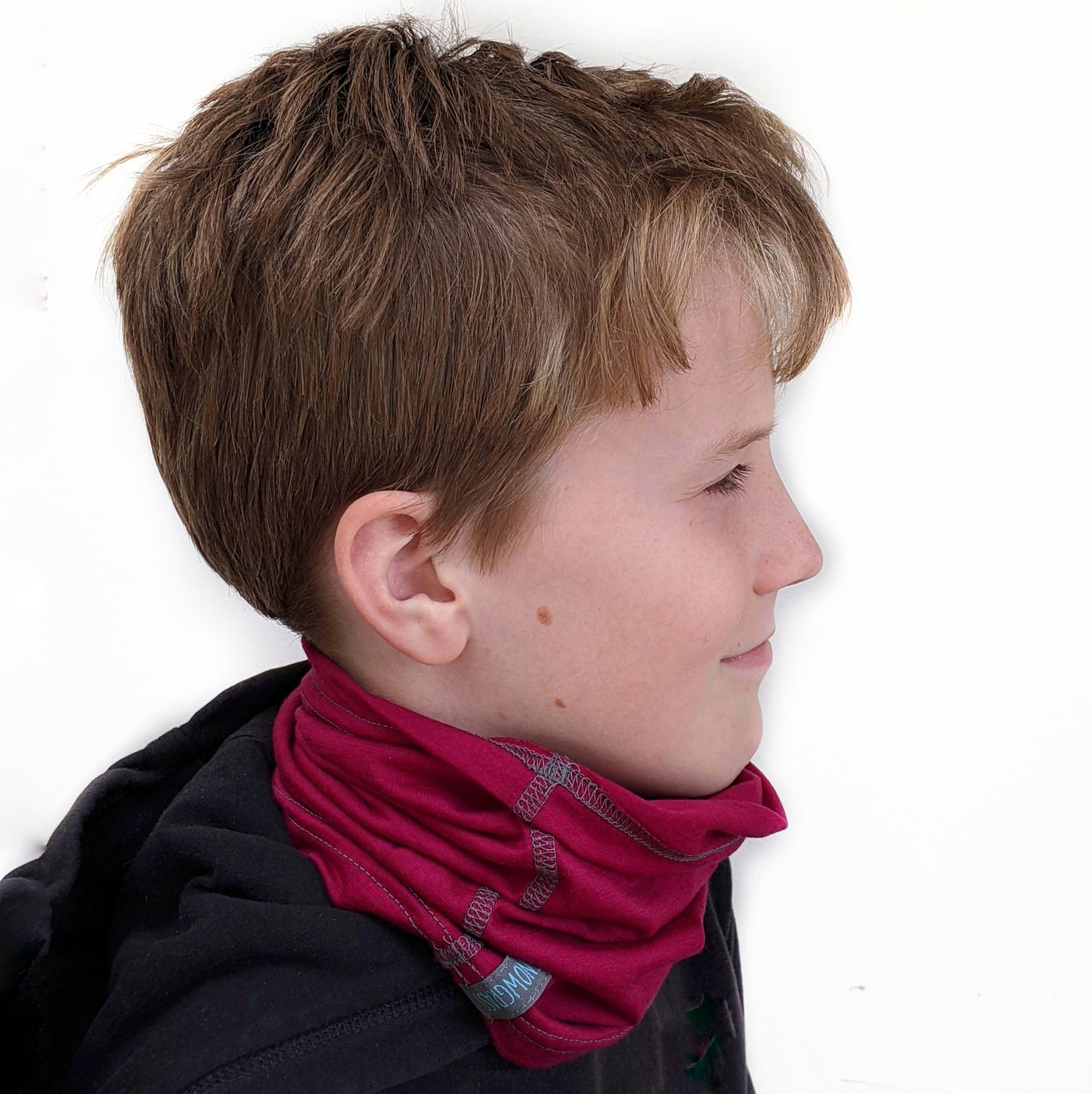 Loganberry Merino Wool Neck Gaiter
