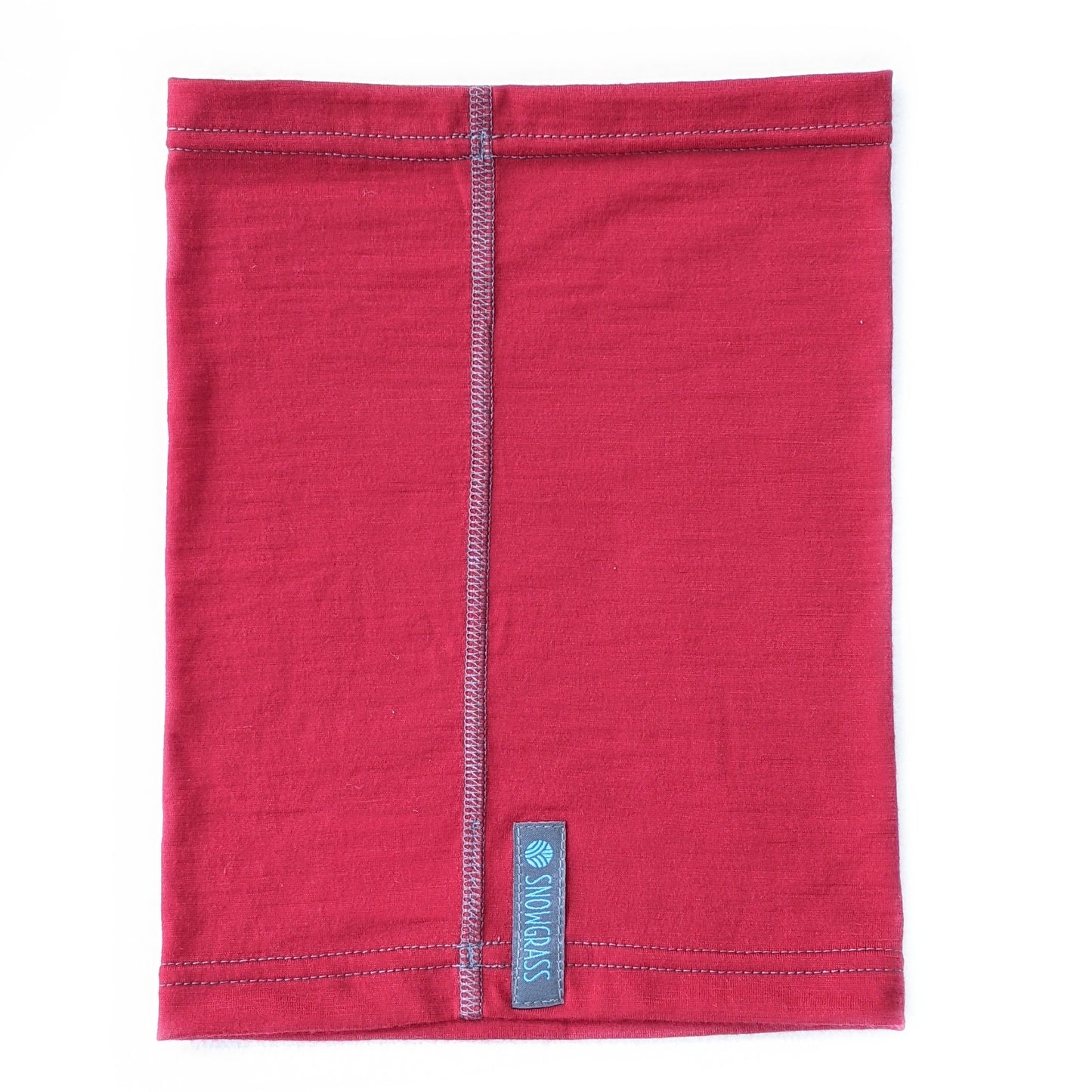 Chilli Red Merino Wool Neck Gaiter