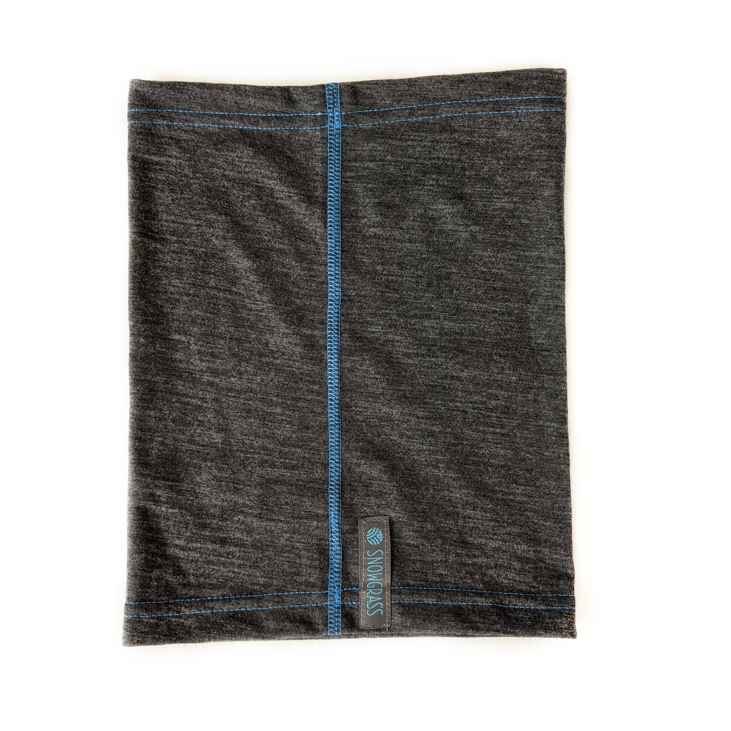 Charcoal Merino Wool Neck Gaiter