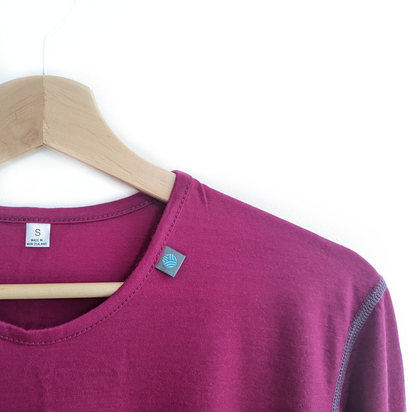 Loganberry Long Sleeved Merino Wool Womens Top