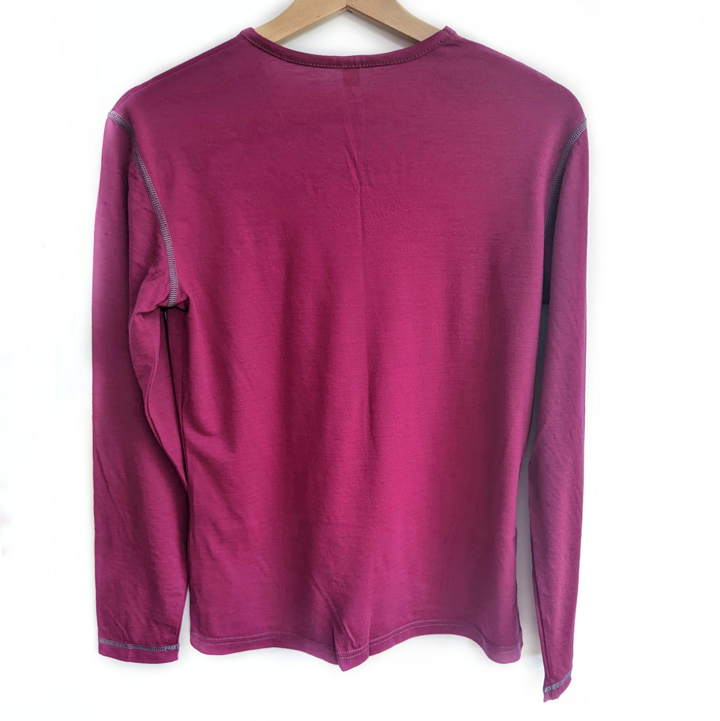 Loganberry Long Sleeved Merino Wool Womens Top