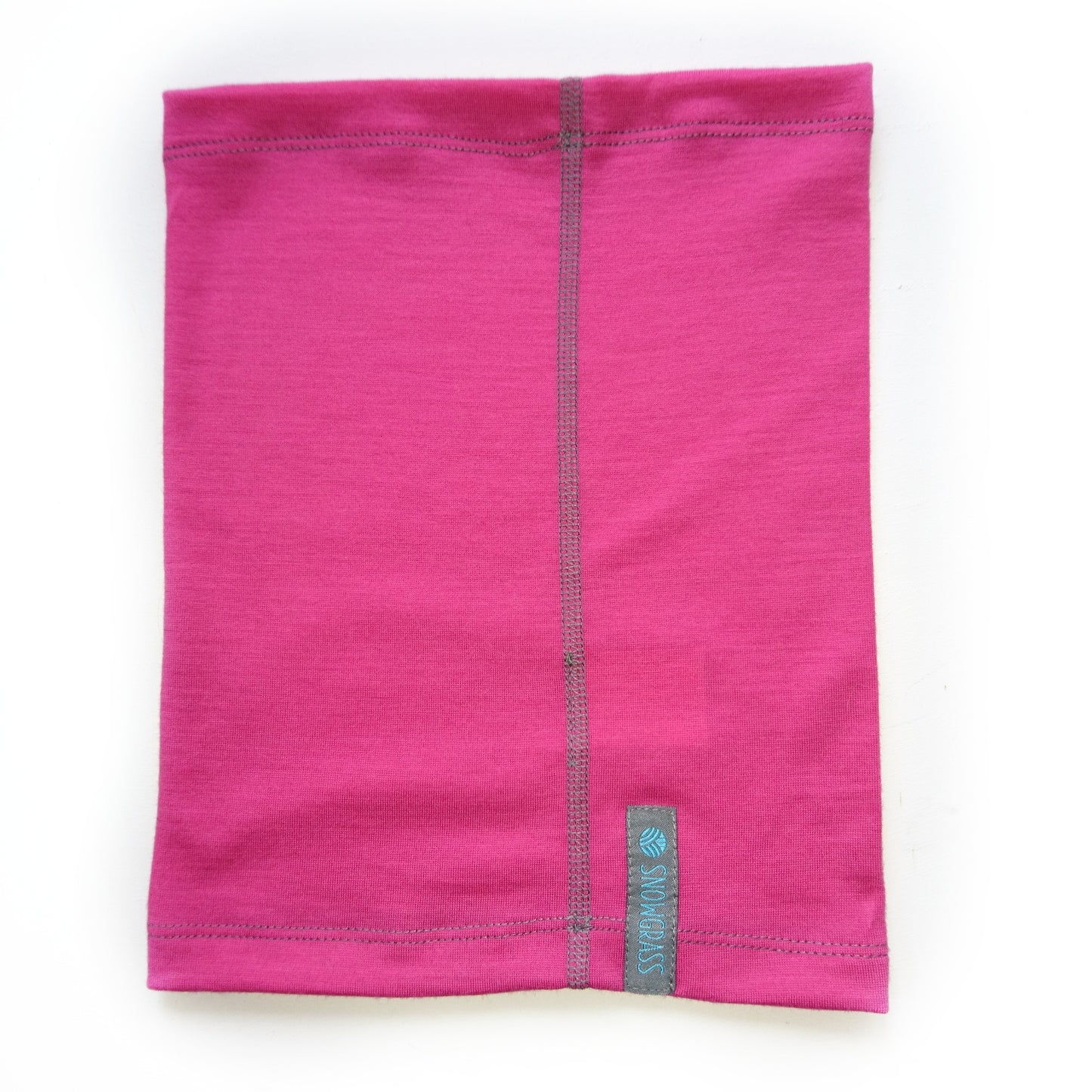 Bright Pink Merino Wool Neck Gaiter