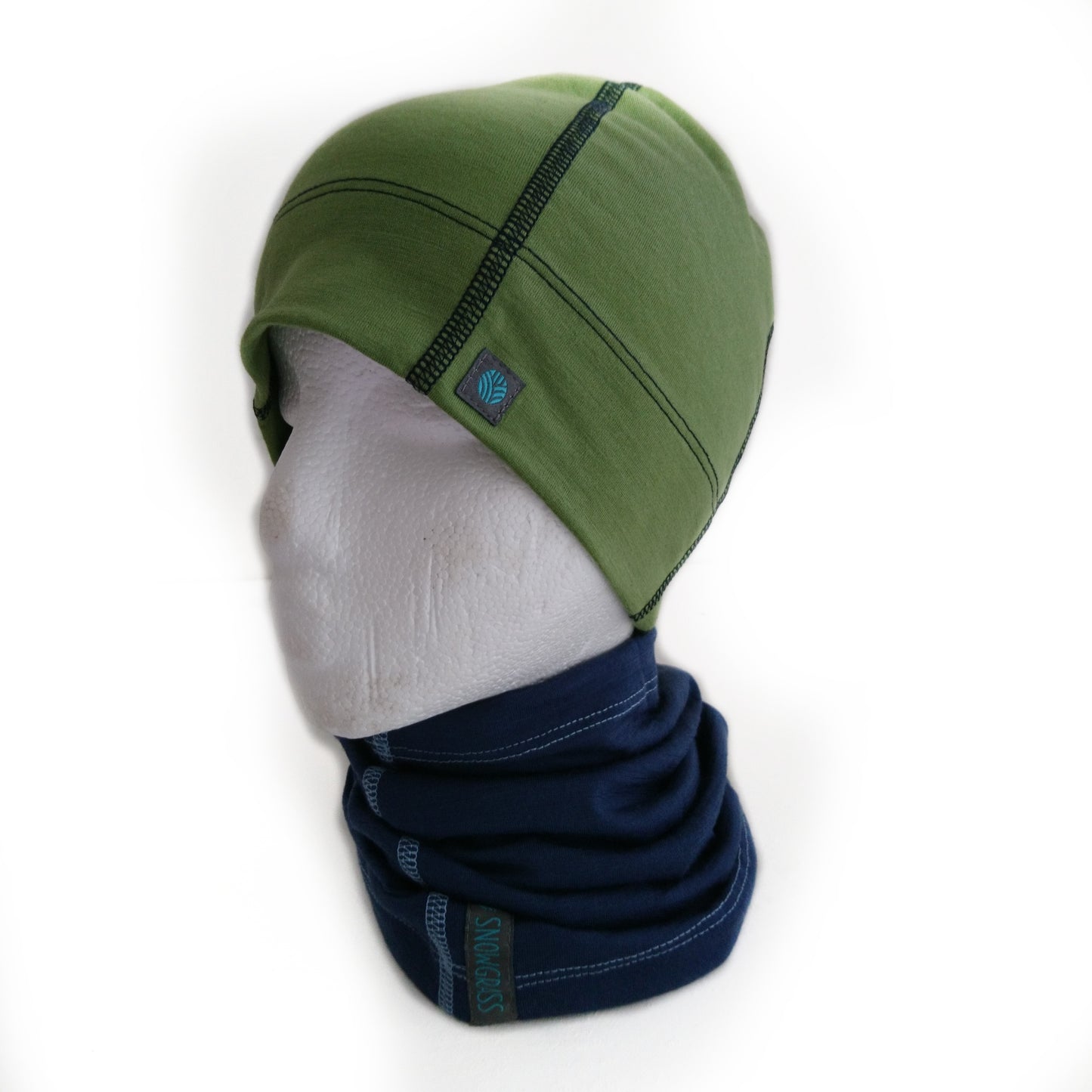 Adults Leaf Green Merino Wool Beanie