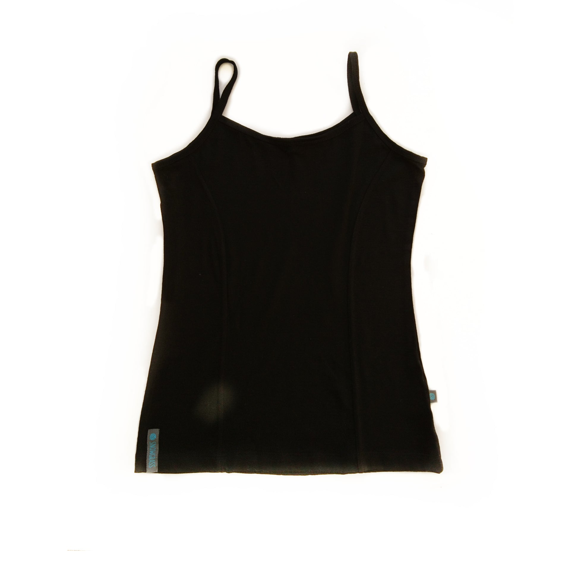 Black Merino Wool Camisole
