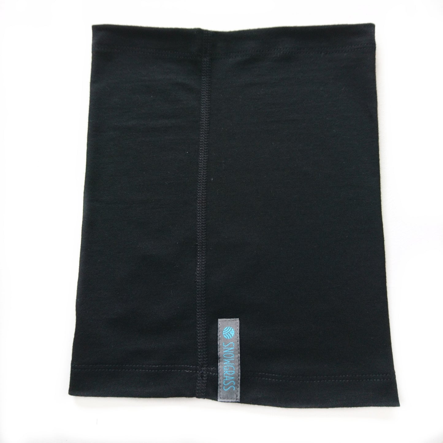 Black Merino Wool Neck Gaiter