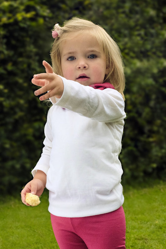 Soft White Merino Wool Long Sleeved Top