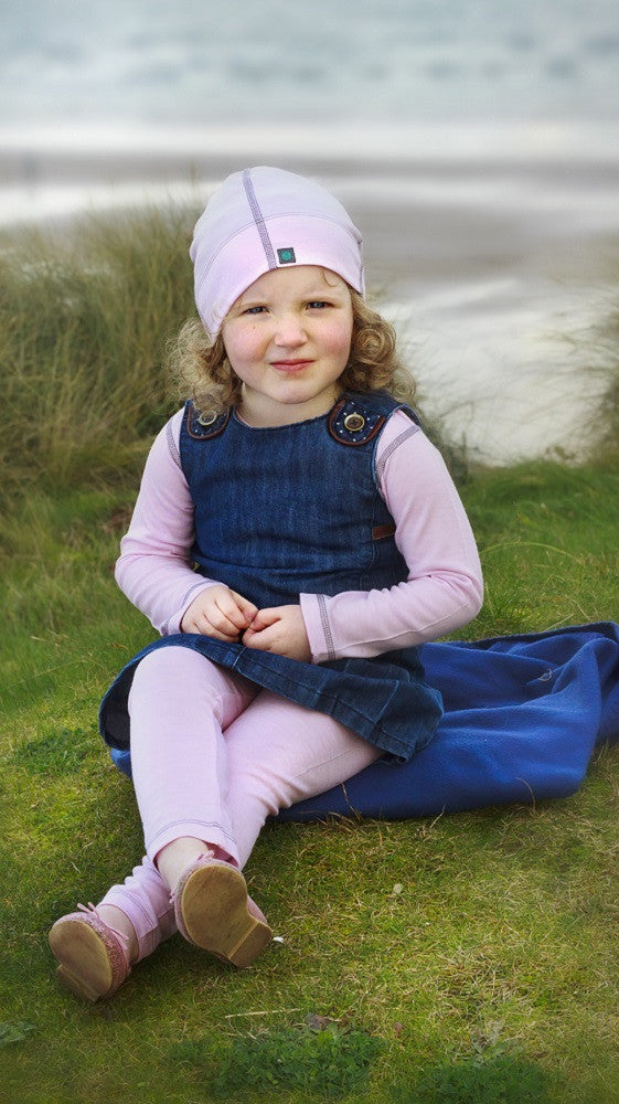 Powder Pink Merino Wool Leggings
