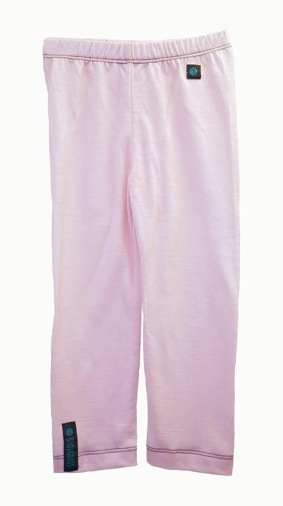 Powder Pink Merino Wool Leggings